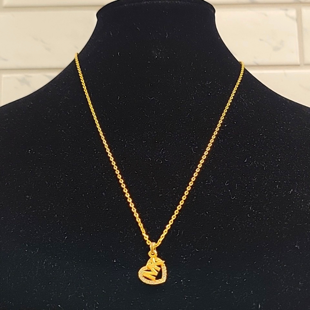 Michael Kors Gold Tone Necklace 17"